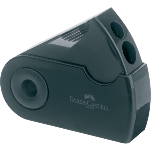 Faber-Castell SLEEVE - Temperino - 2 fori - nero