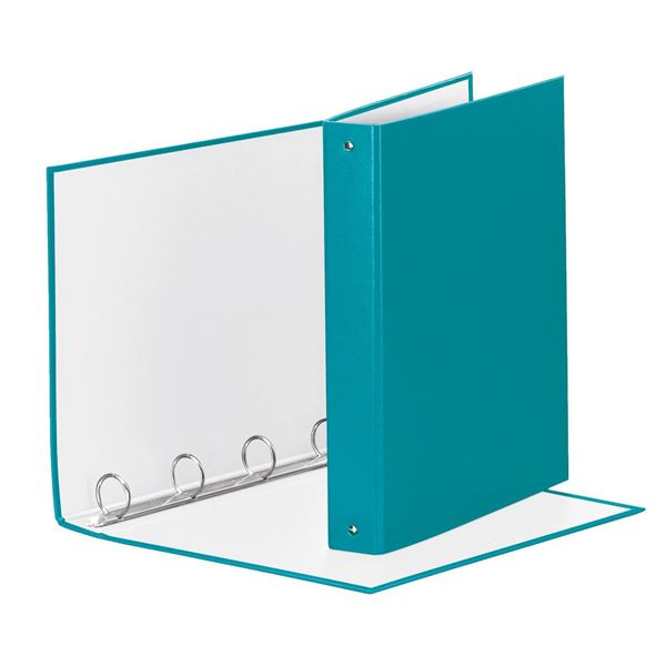 Esselte Meeting - Quaderno ad anelli - larghezza dorsale 40 mm - per 220 x 300 mm - capacità 200 fogli - turchese