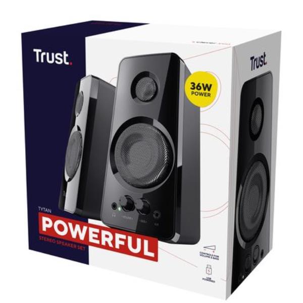 Trust Tytan 2.0 Speaker Set - Altoparlanti - per PC - 18 Watt (Totale)