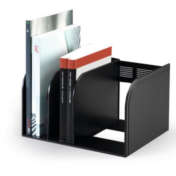 DURABLE OPTIMO - Classificatore - 3 compartimenti - carbone