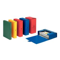 Esselte eurobox - Cartella a scatola - larghezza dorsale 100 mm - rosso