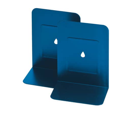 Lebez - Fermalibro - metallo - blu (pacchetto di 2)