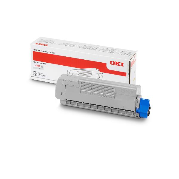 OKI - Giallo - originale - cartuccia toner - per C612dn, 612n