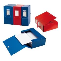 SEI BIG - Cartella a scatola - larghezza dorsale 200 mm - per 250 x 350 mm - blu