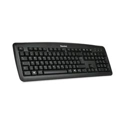 Hamlet XKKITA2-U4W-BK - Tastiera - USB - Statunitense con il simbolo dell'euro - nero