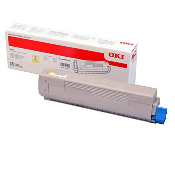 OKI - Giallo - originale - cartuccia toner - per C813n