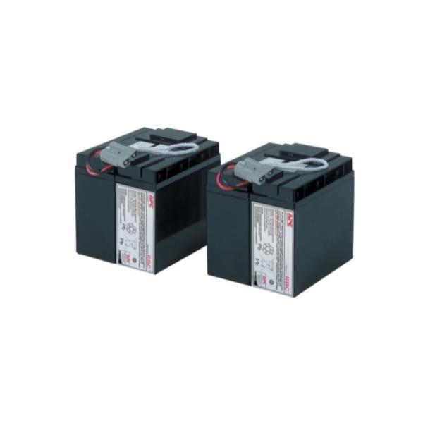 APC Replacement Battery Cartridge #55 - Batteria UPS - Piombo - 2 celle - nero - per P/N: SMT2200C, SMT2200I-AR, SMT2200IC, SMT3000C, SMT3000I-AR, SMT3000IC, SUA3000I-IN