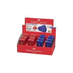 Faber-Castell - Temperino - 2 fori - disponibile in colori assortiti