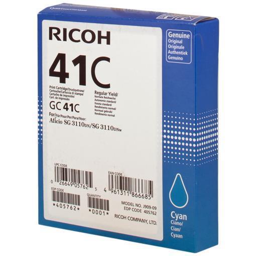 Ricoh - Ciano - originale - cartuccia d'inchiostro - per Ricoh Aficio SG 3100, Aficio SG 3110, Aficio SG 7100, SG 3110, SG 3120