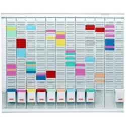Nobo - Lavagna planner a fogli - annuale - 800 x 660 mm
