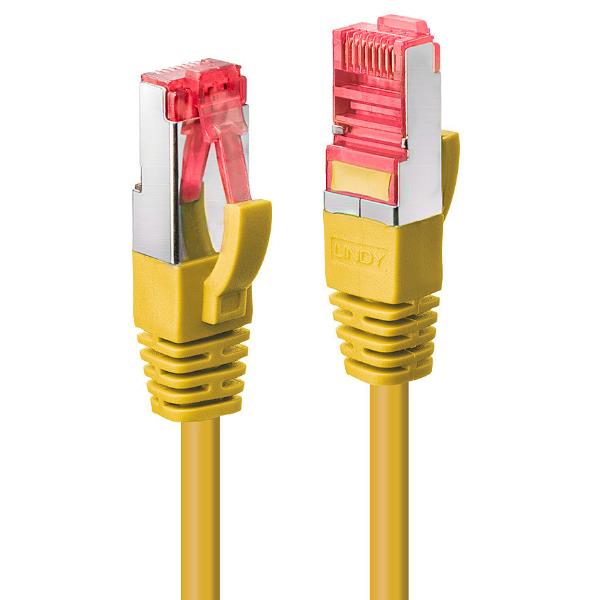 Lindy - Cavo patch - RJ-45 (M) a RJ-45 (M) - 1.5 m - PiMF (coppie in lamina di metallo) - CAT 6e - antiaggrovigliamento - giallo