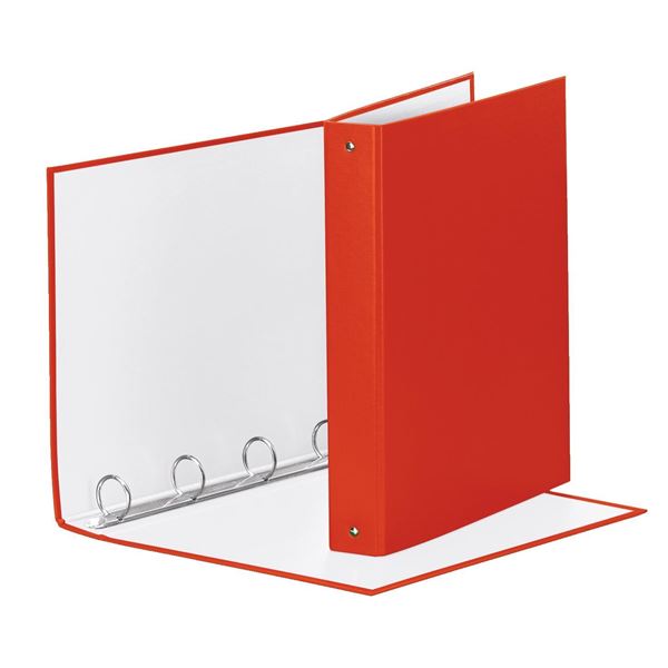Esselte Meeting - Quaderno ad anelli - larghezza dorsale 40 mm - per 220 x 300 mm - capacità 200 fogli - rosso