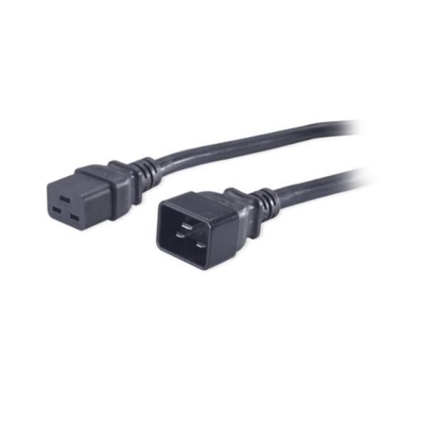 APC - Cavo di alimentazione - IEC 60320 C19 a IEC 60320 C20 - 1.98 m - nero - per P/N: SMT2200I-AR, SMT2200R2I-AR, SMT3000I-AR, SMT3000R2I-AR, SRT1500XLI, SRT2200XLI-KR