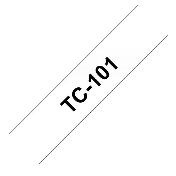 Brother - Nero, trasparente - Rotolo (1,2 cm x 7,7 m) 1 pezzi nastro stampante - per P-Touch PT-15, PT-20, PT-2000, PT-3000, PT-500, PT-5000, PT-6, PT-8, PT-8E