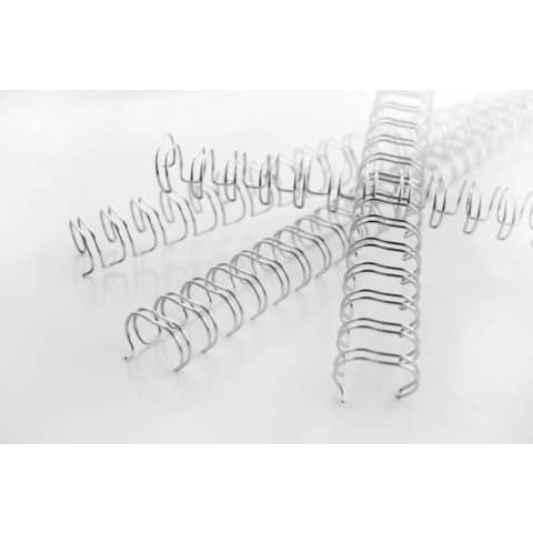 GBC - 34 anelli - A4 (210 x 297 mm) - 55 fogli - nero - 100 pezzi filo per rilegatura - per WireBind W20, W25E; Rexel WB606
