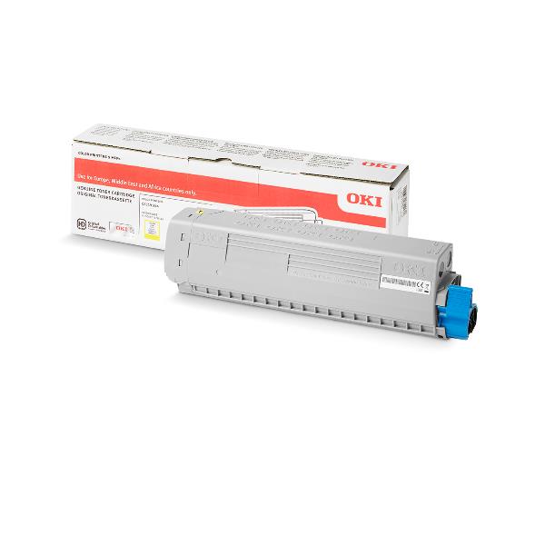 OKI - Giallo - originale - cartuccia toner - per C834dnw, 834nw