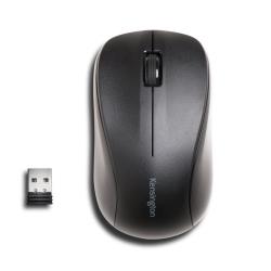 Kensington Wireless ValuMouse - Mouse - per destrorsi e per sinistrorsi - ottica - 3 pulsanti - senza fili - 2.4 GHz - ricevitore wireless USB - nero