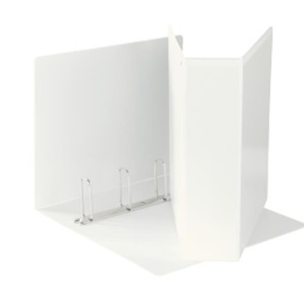 Esselte - Raccoglitore ad anelli - larghezza dorsale 85 mm - per 220 x 300 mm, A4 Maxi - capacità 580 fogli - bianco