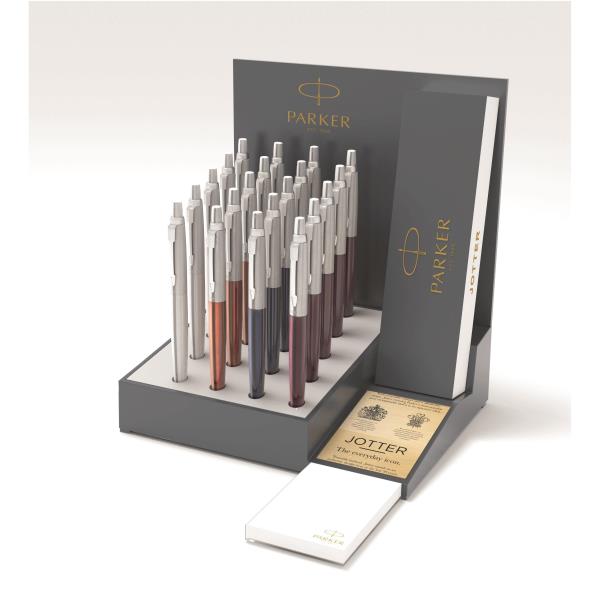 Parker Jotter - Penna a sfera - blu - medio - retrattile (pacchetto di 20)