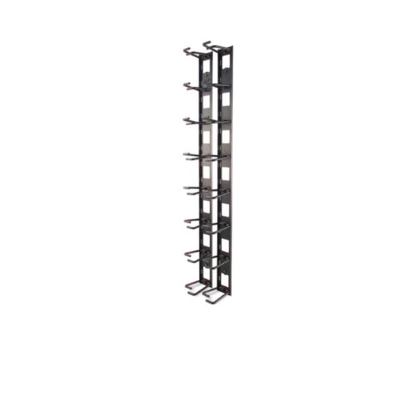 APC - Pannello di gestione cavi rack - nero - per P/N: AR3106SP, SMX1000C, SMX1500RM2UC, SMX1500RM2UCNC, SMX750C, SMX750CNC, SRT5KRMXLW-TW