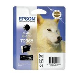 Epson T0968 - 11.4 ml - nero opaco - originale - blister - cartuccia d'inchiostro - per Stylus Photo R2880
