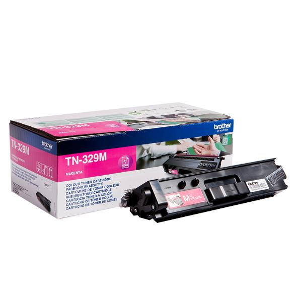 Brother TN329M - Magenta - originale - cartuccia toner - per Brother DCP-L8450CDW, HL-L8350CDW, HL-L8350CDWT, MFC-L8850CDW