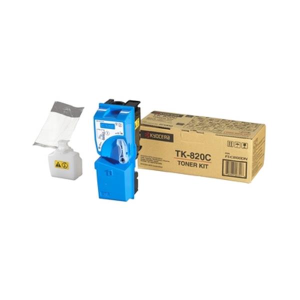Kyocera TK 820C - Ciano - originale - cartuccia toner - per FS-C8100DN