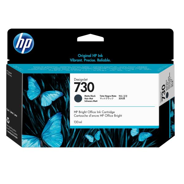 HP 730 - 130 ml - nero opaco - originale - DesignJet - cartuccia d'inchiostro - per DesignJet T1700, T1700 PostScript, T1700dr, T1700dr PostScript