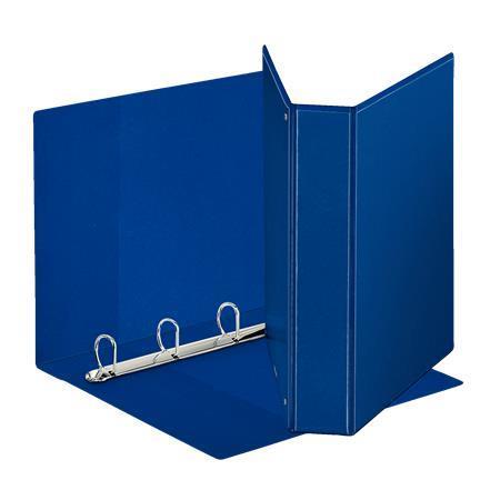 Esselte - Raccoglitore ad anelli - larghezza dorsale 76 mm - per 220 x 300 mm, A4 Maxi - capacità 480 fogli - blu