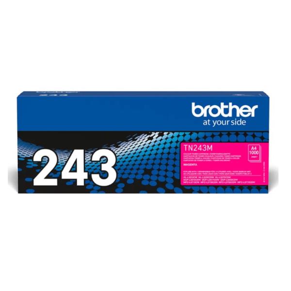 Brother TN243M - Magenta - originale - cartuccia toner - per Brother DCP-L3510, L3517, L3550, HL-L3210, L3230, L3270, MFC-L3710, L3730, L3750, L3770