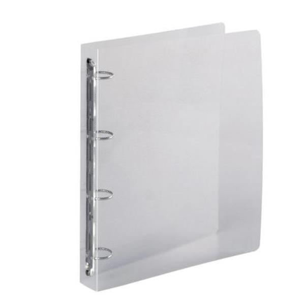 Exacompta Crystal - Quaderno ad anelli - larghezza dorsale 40 mm - per A4 Maxi - capacità 225 fogli - traslucido, cristallo