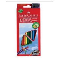 Faber-Castell - Pastello colorato - colori assortiti (pacchetto di 12)