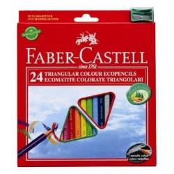 Faber-Castell - Pastello colorato - colori assortiti (pacchetto di 24)