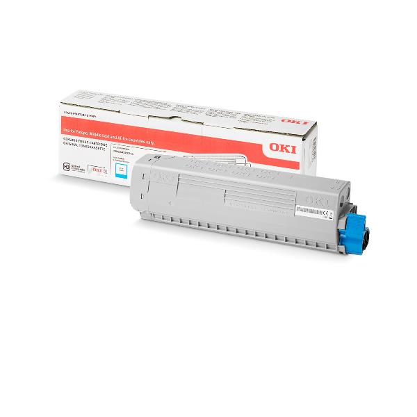OKI - Ciano - originale - cartuccia toner - per C824dn, 824n, 834dnw, 834nw