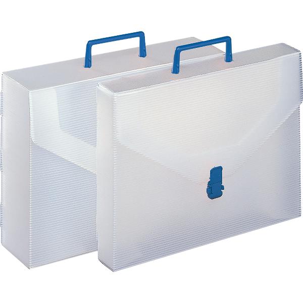 Fellowes - Cartelletta portadocumenti - larghezza dorsale 50 mm - per 280 x 380 mm - bianco trasparente