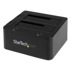 StarTech.com Dual-Bay USB 3.0 to SATA and IDE Hard Drive Docking Station, USB Hard Drive Dock, External 2.53.5 SATA III and IDE (40 pin) SSDHDD Docking Station, Hot-Swap Hard Drive Bays - Top-Loading - Storage controller - 2.5", 3.5" - ATA / SATA 6Gb/s - USB 3.0 - nero - per P/N: SVA12M5NA