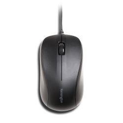 Kensington ValuMouse - Mouse - per destrorsi e per sinistrorsi - ottica - 3 pulsanti - cablato - USB - nero