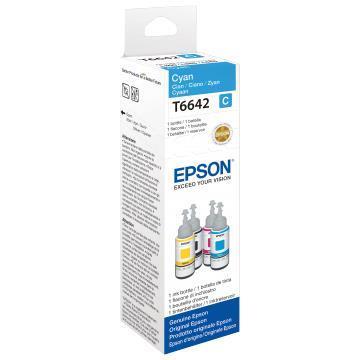 Epson T6642 - 70 ml - ciano - originale - ricarica inchiostro - per EcoTank ET-14000, ET-16500, ET-2500, ET-2550, ET-2600, ET-2650, ET-3600, ET-4500, ET-4550