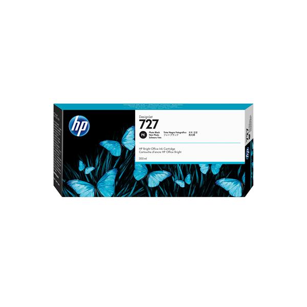 HP 727 - 300 ml - alta capienza - nero per foto - originale - DesignJet - cartuccia d'inchiostro - per DesignJet T1500, T1530, T2500, T2530, T920, T930