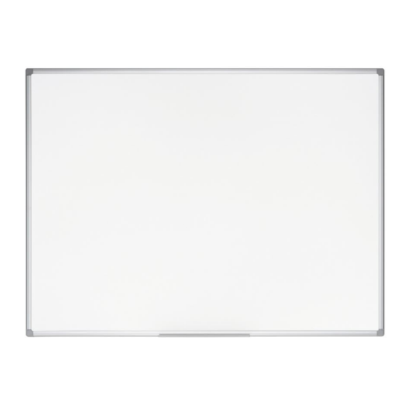 Bi-Office Earth-it - Lavagna bianca - montabile a parete - 600 x 450 mm - acciaio ceramica - magnetica - bianco