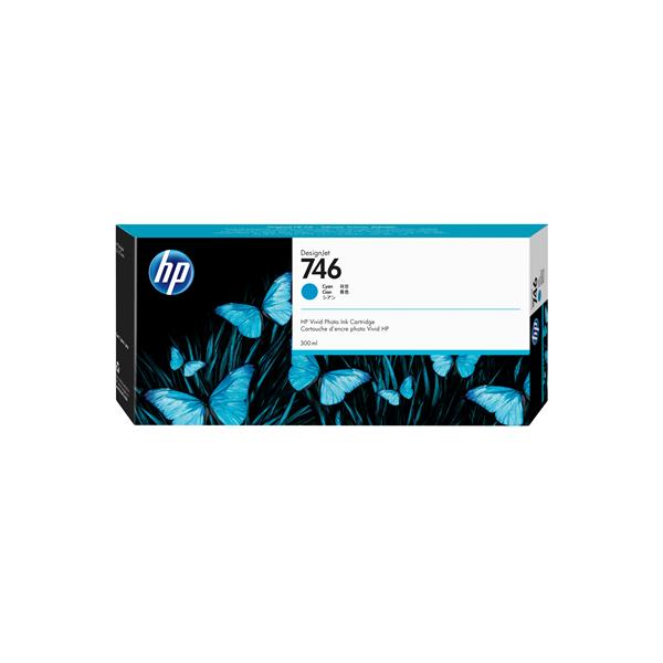 HP 746 - 300 ml - ciano - originale - DesignJet - cartuccia d'inchiostro - per DesignJet HD Pro MFP, Z6, Z6dr, Z9+, Z9+dr