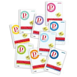 Pigna Ric - Carta a fogli mobili - A4 - 40 fogli - a righe - disponibile in colori assortiti