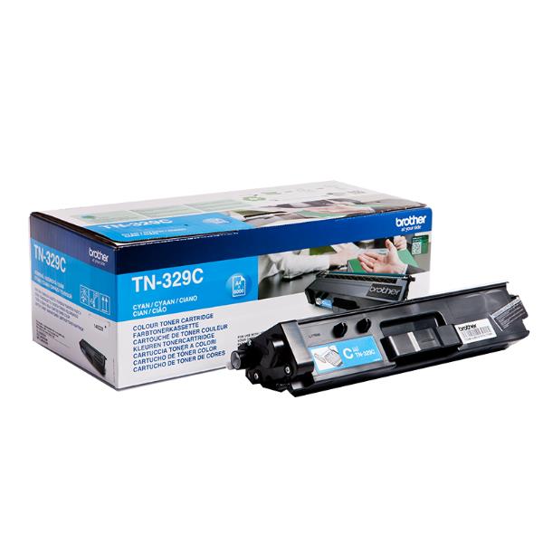 Brother TN329C - Ciano - originale - cartuccia toner - per Brother DCP-L8450CDW, HL-L8350CDW, HL-L8350CDWT, MFC-L8850CDW
