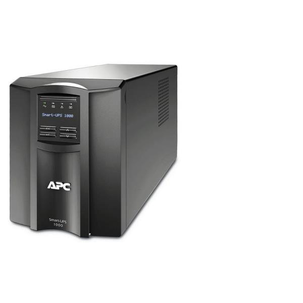 APC Smart-UPS SMT1000IC - UPS - 220/230/240 V c.a. V - 700 Watt - 1000 VA - RS-232, USB - connettori di uscita 8 - nero - con APC SmartConnect