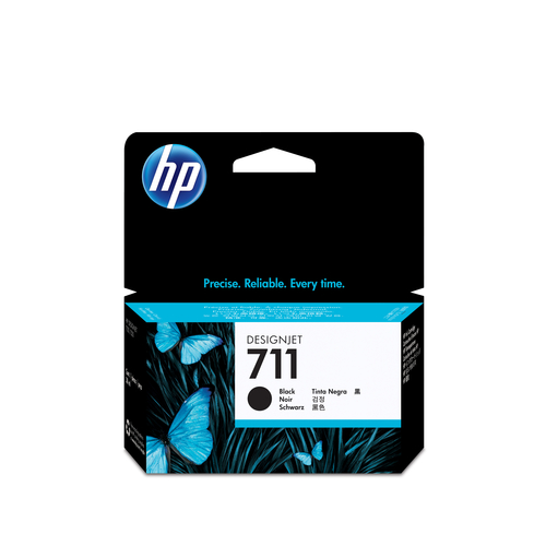 HP 711 - 38 ml - nero - originale - DesignJet - cartuccia d'inchiostro - per DesignJet T100, T120, T120 ePrinter, T125, T130, T520, T520 ePrinter, T525, T530