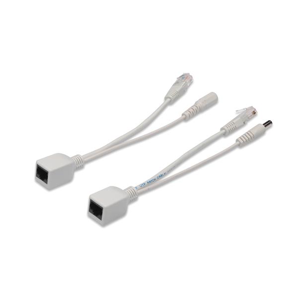 DIGITUS Passive PoE cable kit DN-95001 - Kit cavo power over ethernet (PoE) - jack da 5,5 mm CC - CAT 5e