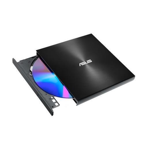 ASUS ZenDrive U9M SDRW-08U9M-U - Unità disco - DVD±RW (±R DL) - 8x/8x - USB 2.0 - esterno - nero - per 15; ROG Strix G15; ROG Zephyrus Duo 15; ROG Zephyrus G14; TUF505; ZenBook 13