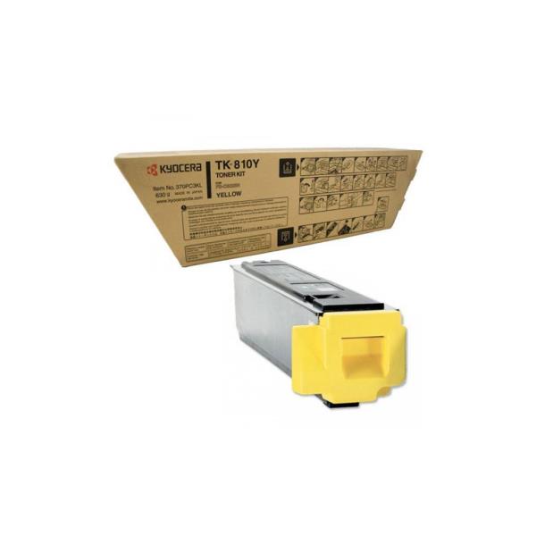 Kyocera TK 810Y - Giallo - originale - kit toner - per FS-C8008N, C8026DN, C8026DTN, C8026HDN, C8026N, C8026NB1