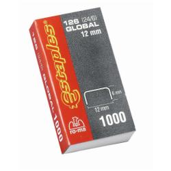 maestri Office Line GLOBAL 126 - Punti metallici - 24/6 - metallo - zincato - pacco da 1000