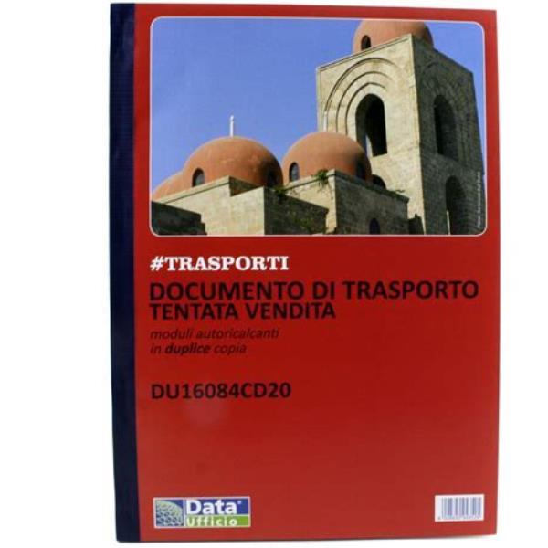 Data Ufficio - Modulo di tentata vendita/consegna - 50 fogli - 215 x 297 mm - duplicato - senza carbonio
